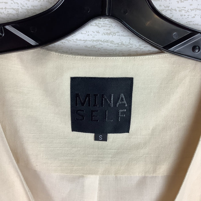 Vest Other By Clothes Mentor In Tan, Size: S