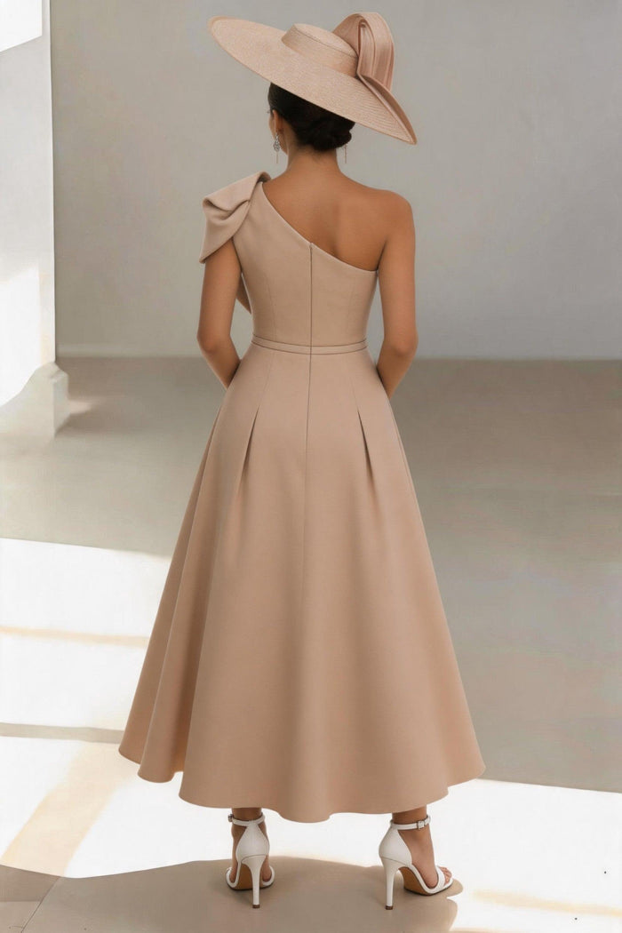 A-Line Ankle Length Satin Mother of the Bride Dress CM0458