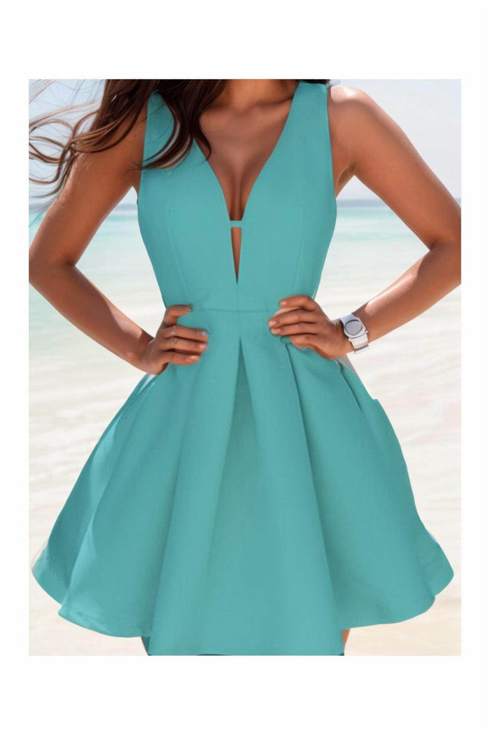 A-Line Knee Length Satin Homecoming Dresses CS0531 - COCOMELODY
