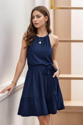 A-Line Knee Length Silk-Like Graduation Dresses CS0552 - COCOMELODY