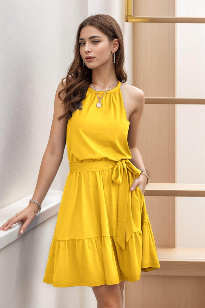 A-Line Knee Length Silk-Like Graduation Dresses CS0552 - COCOMELODY
