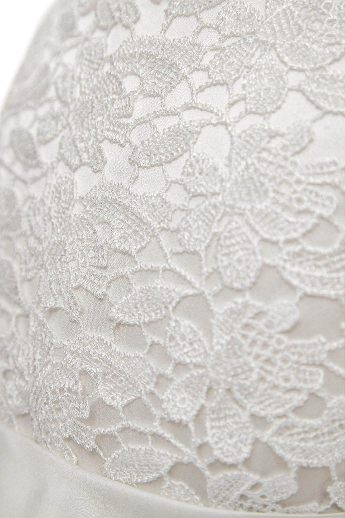 A-Line Knee Length Tulle Lace Flower Girl Dress CF0345 - COCOMELODY