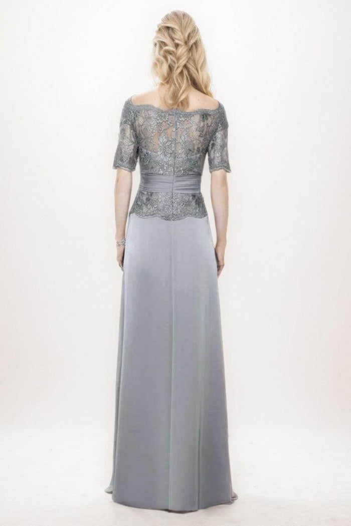 A-Line Maxi Chiffon Mother Of The Bride Dress CM0276 - COCOMELODY