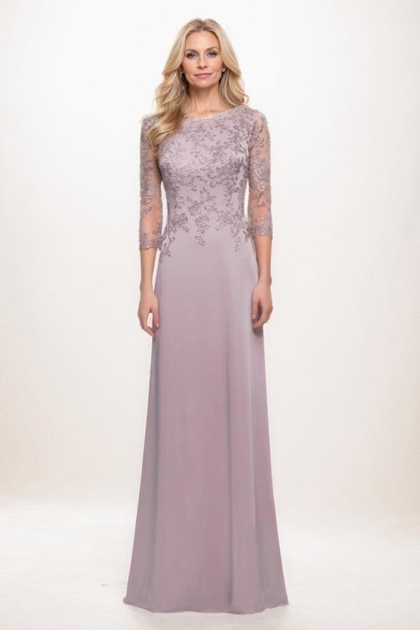 A-Line Maxi Elastic Silk like Satin Mother Of The Bride Dress CM0313CR