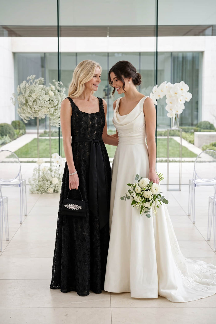 A-Line Maxi Tulle Mother Of The Bride Dress CM0270