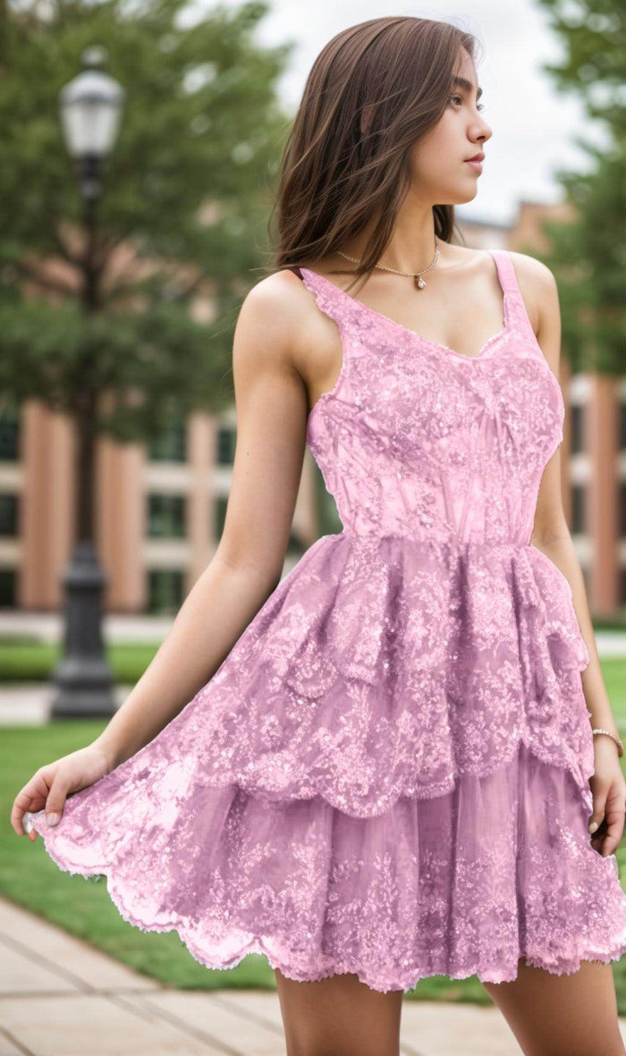 A-Line Short-Mini Tulle Graduation Dresses CS0548 - COCOMELODY