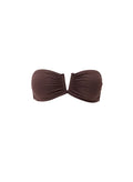 Swimwear Melissa Odabash Alba V Bandeau Bikini Top Brown Apoella