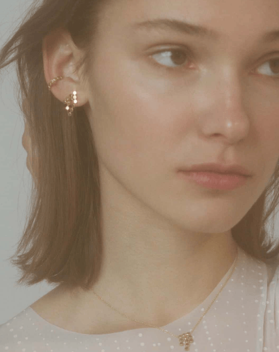 Earrings Maggoosh Alegria Cuff Earrings Gold Plated Silver O/S Apoella