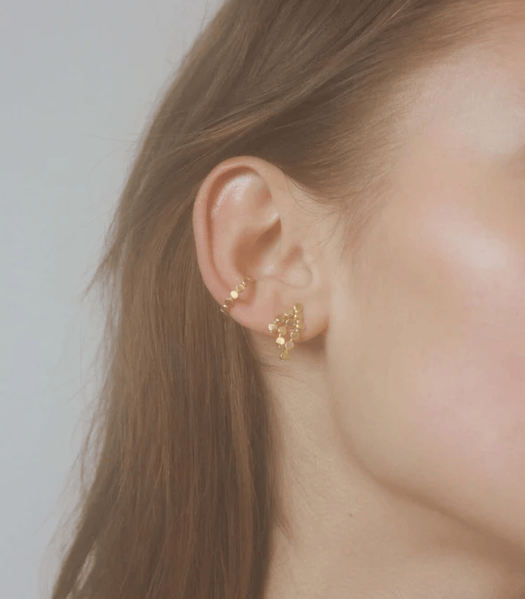 Earrings Maggoosh Alegria Cuff Earrings Gold Plated Silver O/S Apoella