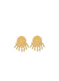 Earrings Ileana Makri All Seeing Eye Tear Studs Peridot Gold Plated O/S Apoella