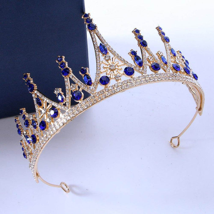 Alloy Crown wedding tiara Wedding honeymoon shoot luxury Princess tiara 651532956730 - COCOMELODY