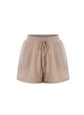 Shorts APLA Alpha Crinkled Shorts Beige Apoella