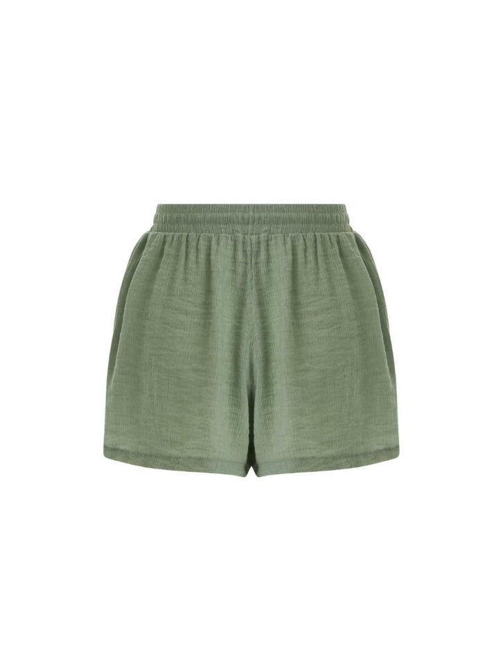 Shorts APLA Alpha Crinkled Shorts Green Apoella