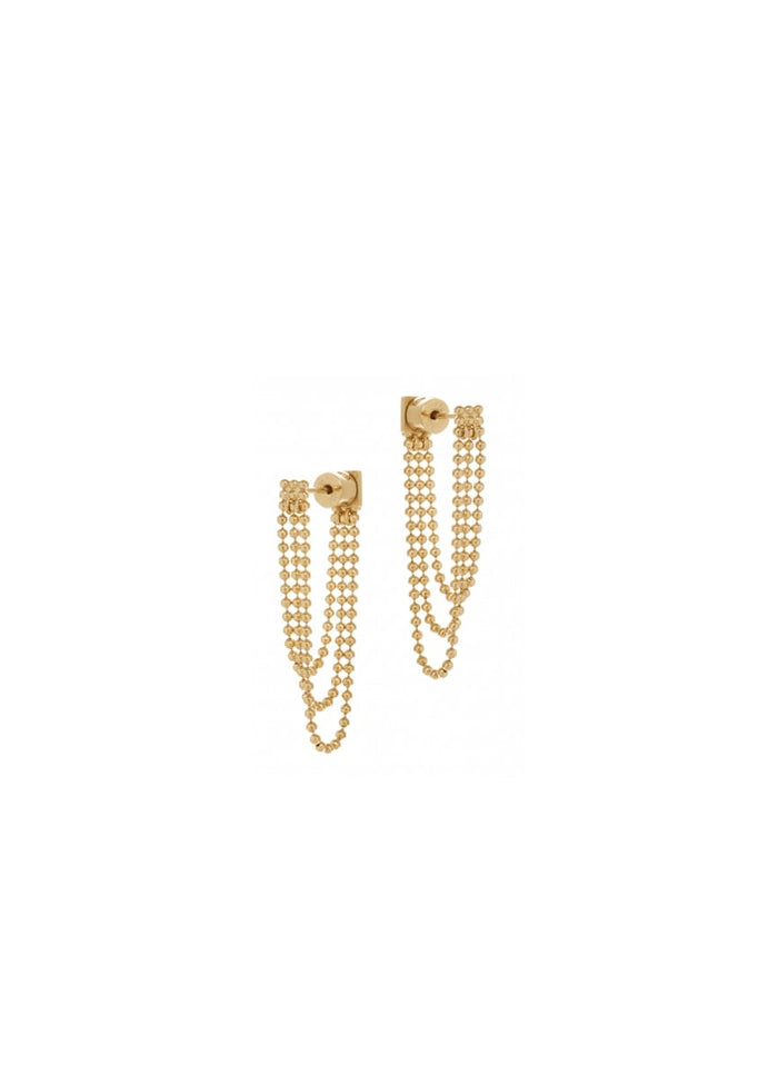 Earrings Maggoosh Altar Mini Nighttime Earrings Silver Gold Plated O/S Apoella