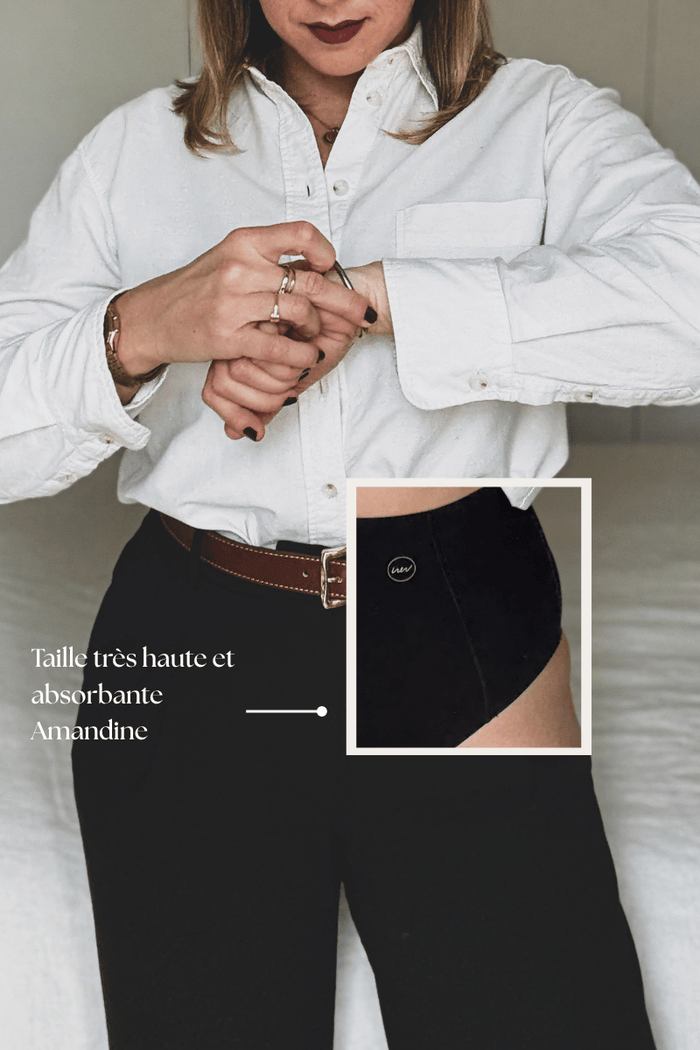 Amandine - menstruelle galbante flux abondant
