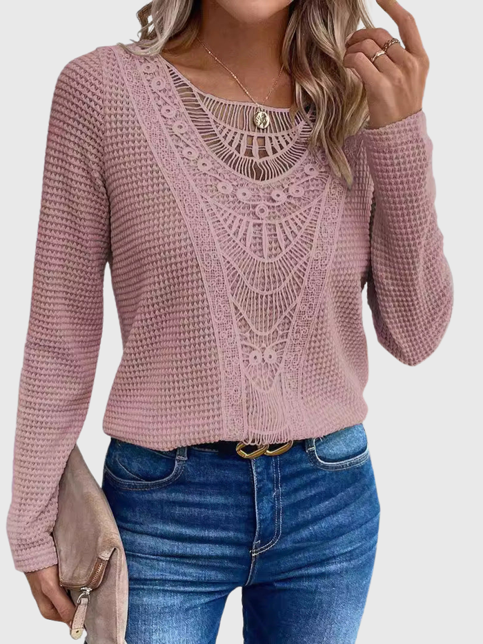 Amelie - Bohemian Pink Blouse
