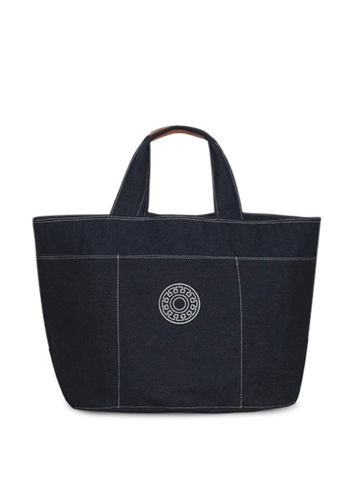 Beach Bags APOELLA Apoella Canvas Beach Bag Denim O/S Apoella