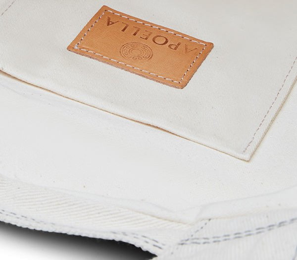 Beach Bags APOELLA Apoella Canvas Beach Bag Off White O/S Apoella