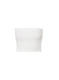 Tops APOELLA Aria Strapless Smocked Top Striped White Apoella