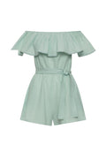 Playsuit APOELLA Artemis Off Shoulder Playsuit Mint Apoella
