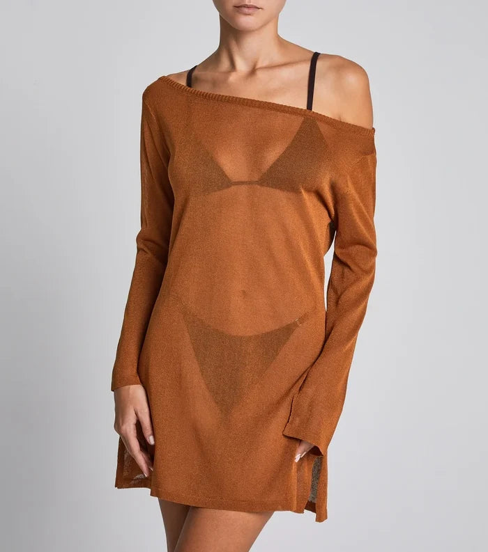 Dresses Stefania Frangista Asher Knit Short Dress Black Apoella