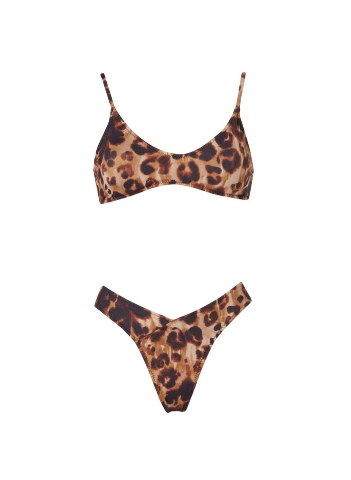 Bikini Stefania Frangista Astrid Athletic Bikini Leopard Apoella