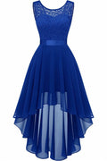 Asymmetrical High-Low Chiffon Graduation Dresses CS0543 - COCOMELODY