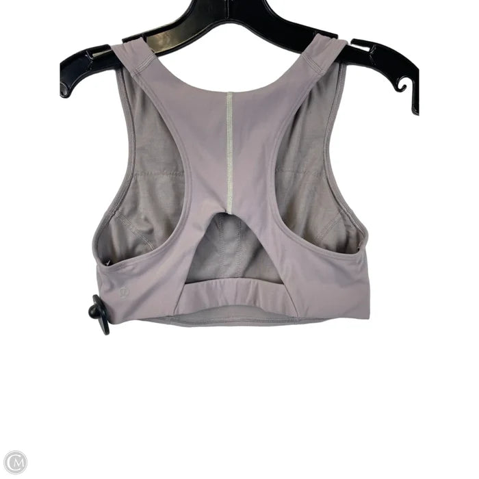 Athletic Bra By Lululemon In Purple, Size: 8