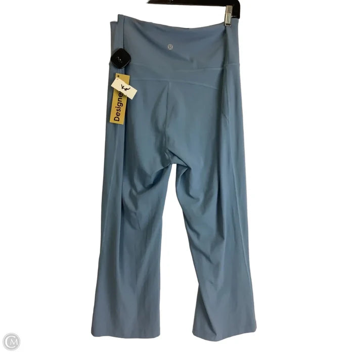 Athletic Capris By Lululemon In Blue, Size: 12