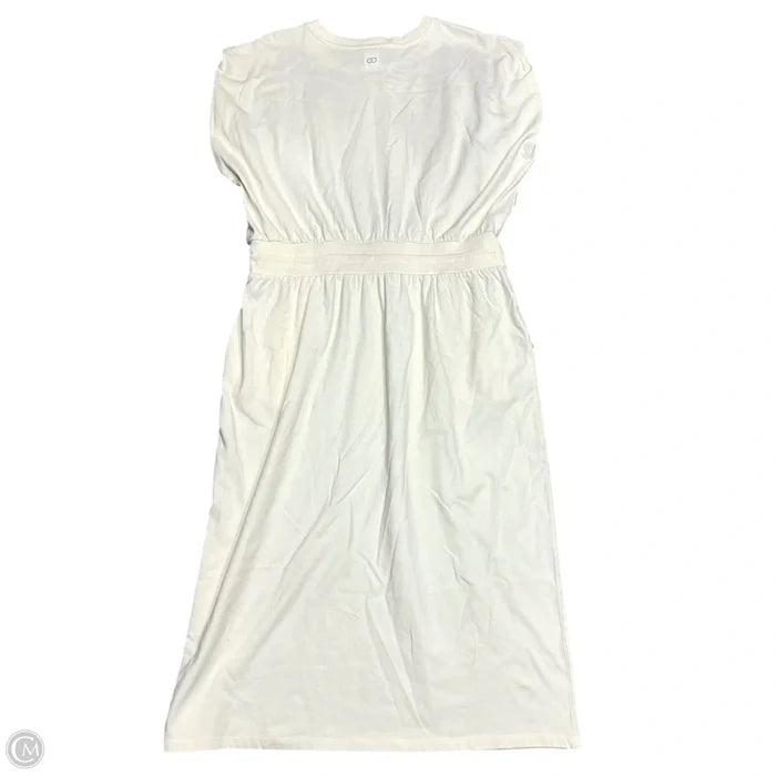 Athletic Dress By Calia In Cream, Size: Xxl