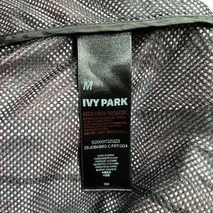 Athletic Jacket By Ivy Park In Black & Pink, Size: M