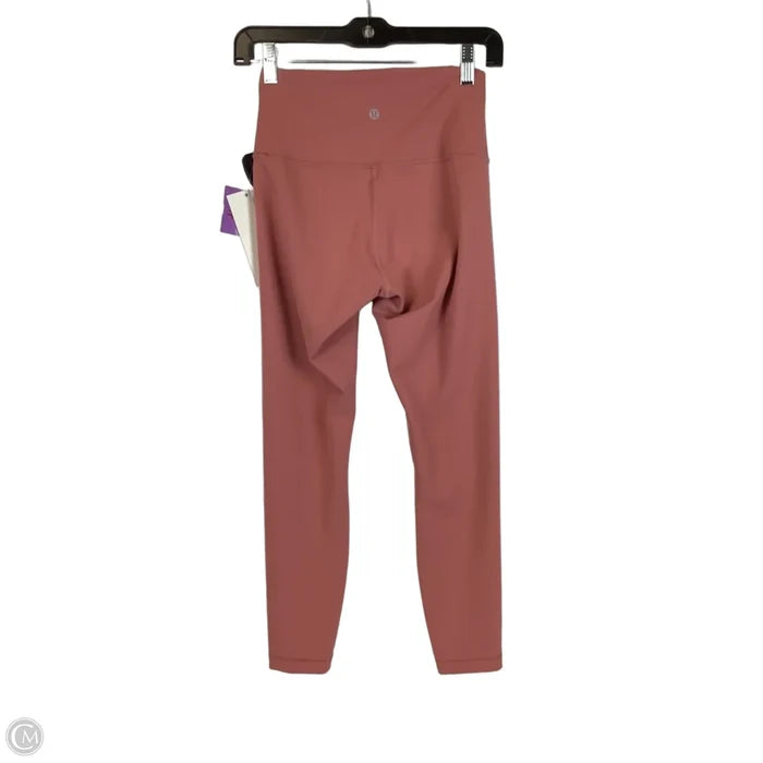 Athletic Leggings By Lululemon In Pink, Size: 6
