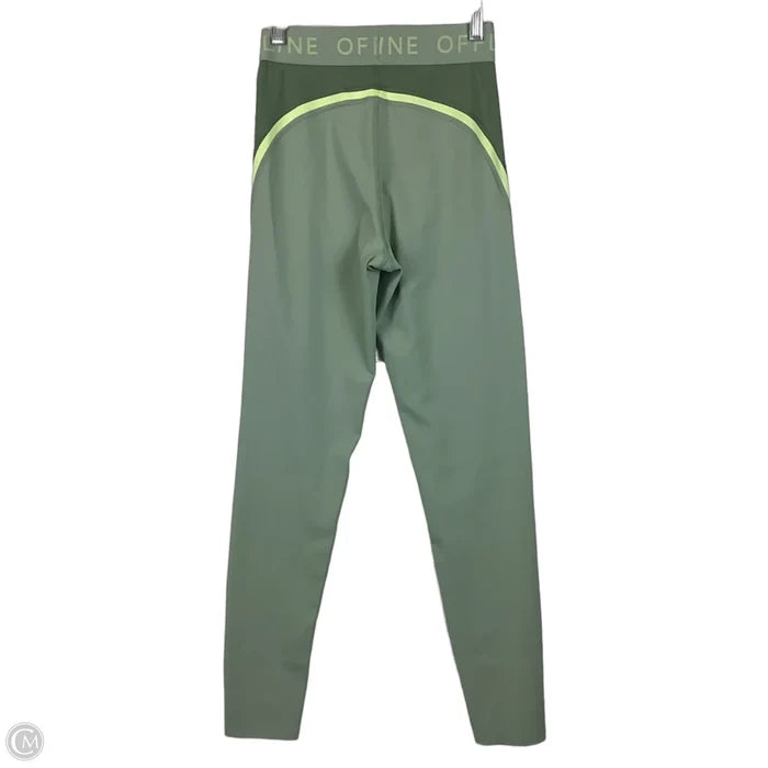 Athletic Leggings By Offline In Green, Size: S