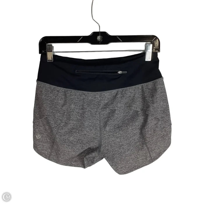 Athletic Shorts By Lululemon In Grey, Size: 4