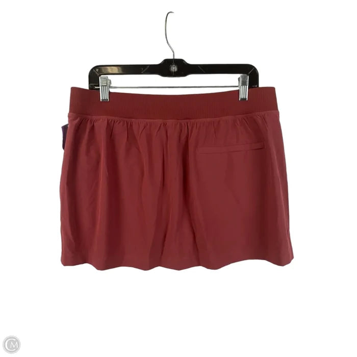 Athletic Skort By Athleta In Red, Size: 12