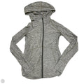 Athletic Sweatshirt Hoodie By Athleta In Black & Grey, Size: Xxs