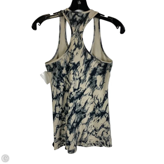 Athletic Tank Top By Lululemon In Black & Tan, Size: 6
