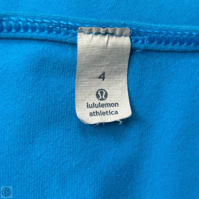 Athletic Tank Top By Lululemon In Blue, Size: 4