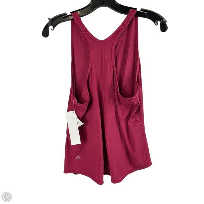 Athletic Tank Top By Lululemon In Red