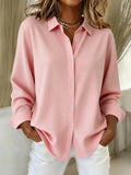Aurelie - Elegant Pink Button-Up Blouse
