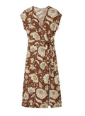 Dresses Blue Cicada Ava Dress Flowers O/S / Flowers Apoella