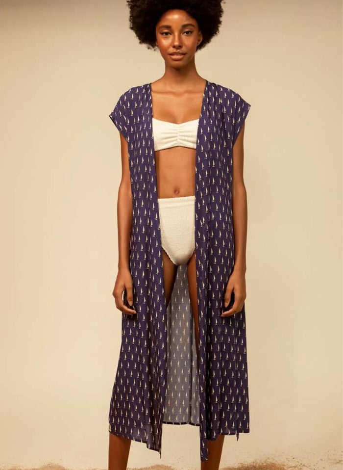 Dresses Blue Cicada Ava Dress Sailing O/S / Sailing Apoella