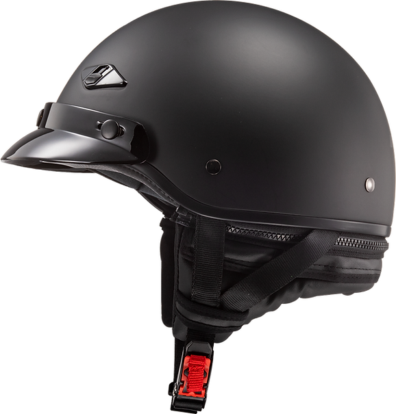 Bagger Half Helmet Solid: Description
The LS2 Bagger Helmet starts with an ultra-lightweight fiberglass shell