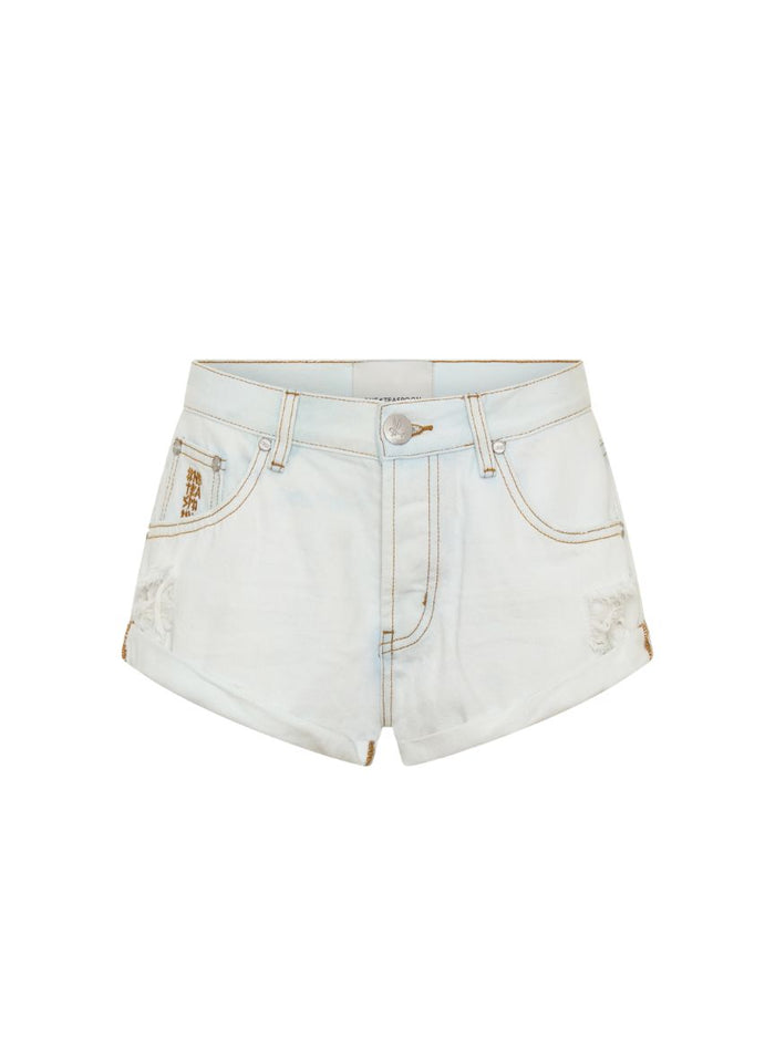 Shorts One Teaspoon Bandits Low Waist Denim Shorts Arctic Blue Apoella