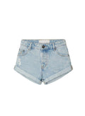 Shorts One Teaspoon Bandits Low Waist Mid Length Denim Shorts Riviera Blue Apoella