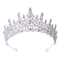 Baroque rhinestone alloy festival headband Crown Luxury tiara crown 651827787417 - COCOMELODY