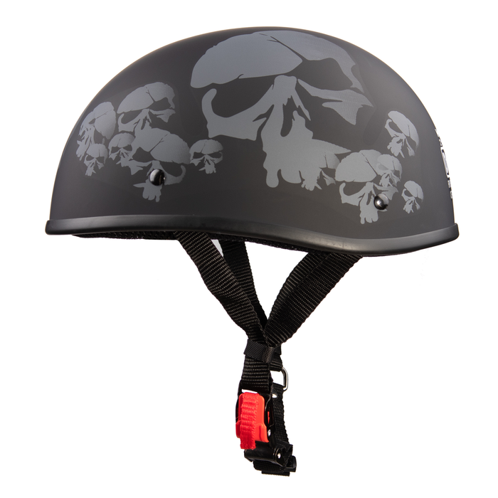 Beanie Helmet Graphic: Description
All of our motorcycle helmets are FMVSS 571