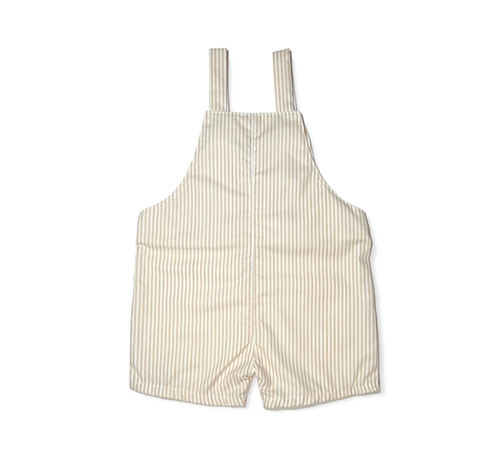 Beige Stripes Romper