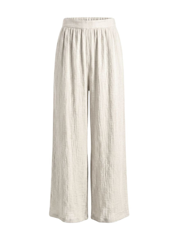 Pants APLA Beta Shiny Pants Ecru Apoella