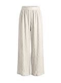 Pants APLA Beta Shiny Pants Ecru Apoella
